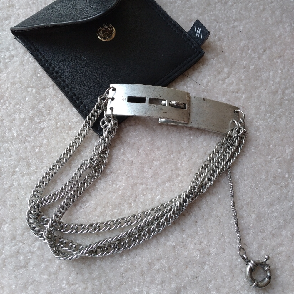 unique Silver Chain Necklace choker